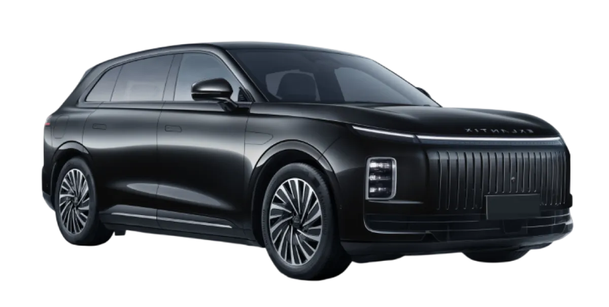 Exeed Exlantix ET 2026 года в цвете графитовый черный