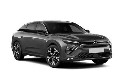 Citroen C5 X 2026 года в цвете серый металлик gris platinum