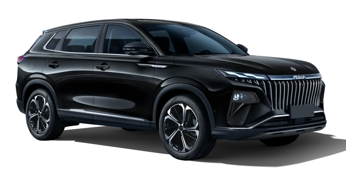 Dongfeng Huge 2026 года в цвете брутальный черный