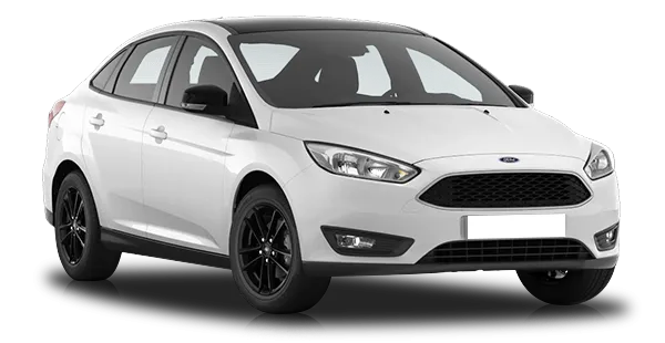 Ford Focus 2026 года в цвете white and black