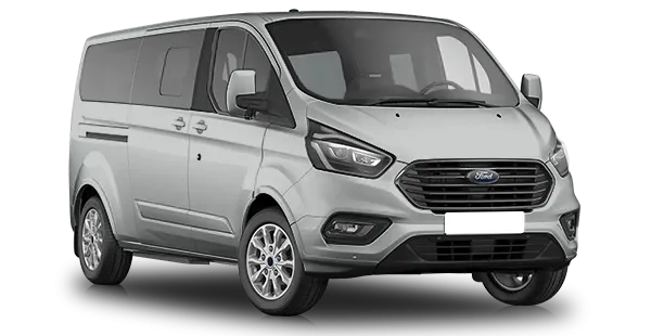 Ford Tourneo Custom 2026 года в цвете moondust silver