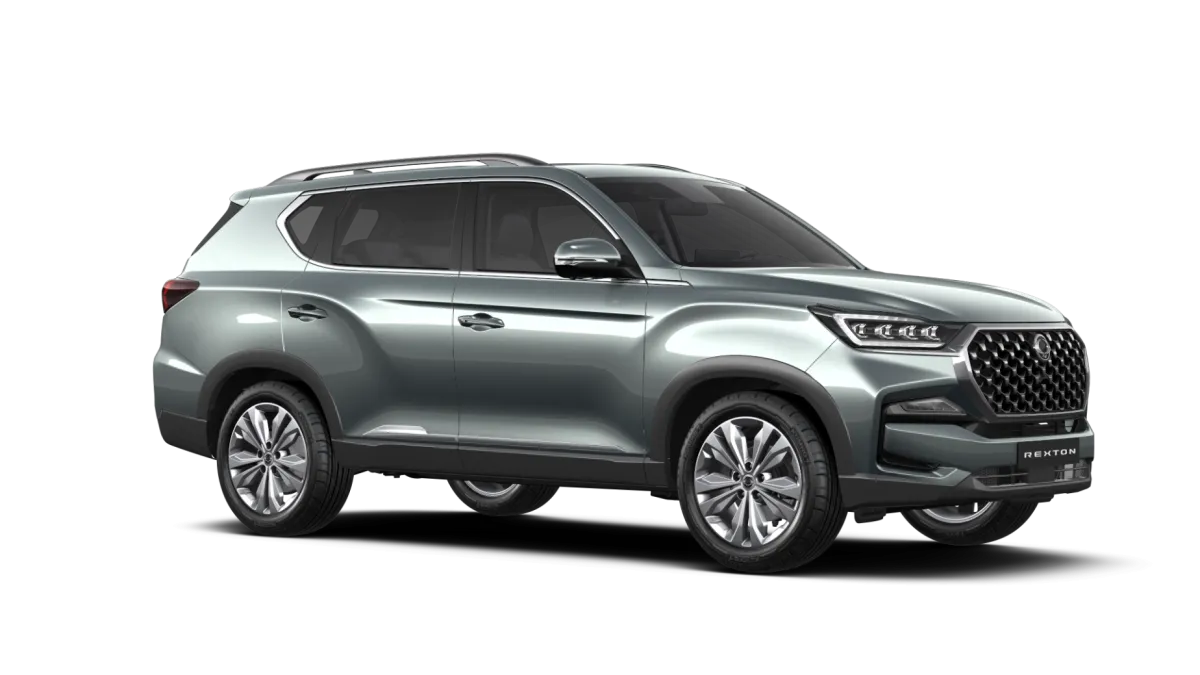 KGM Rexton 2026 года в цвете зеленый