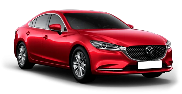 Mazda 6 2026 года в цвете красный soul red crystal металлик
