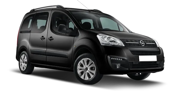 Opel Combo 2026 года в цвете чёрный металлик black