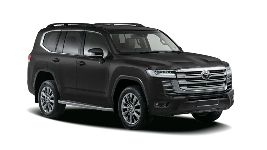 Toyota Land Cruiser 2026 года в цвете черный металлик / attitude black