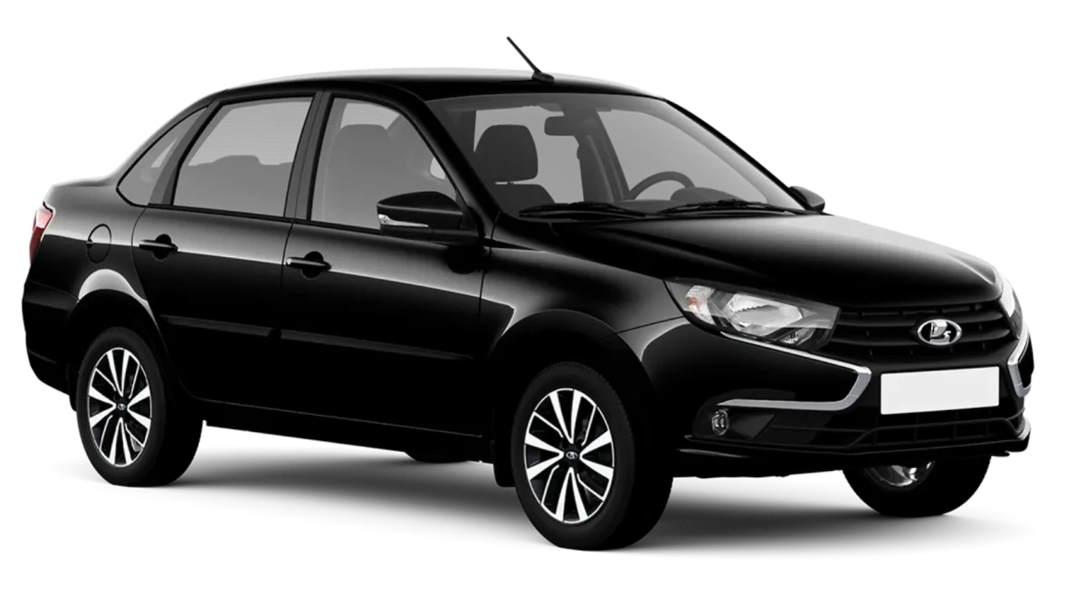 Lada (ВАЗ) Granta 2026 года в цвете черный "пантера"