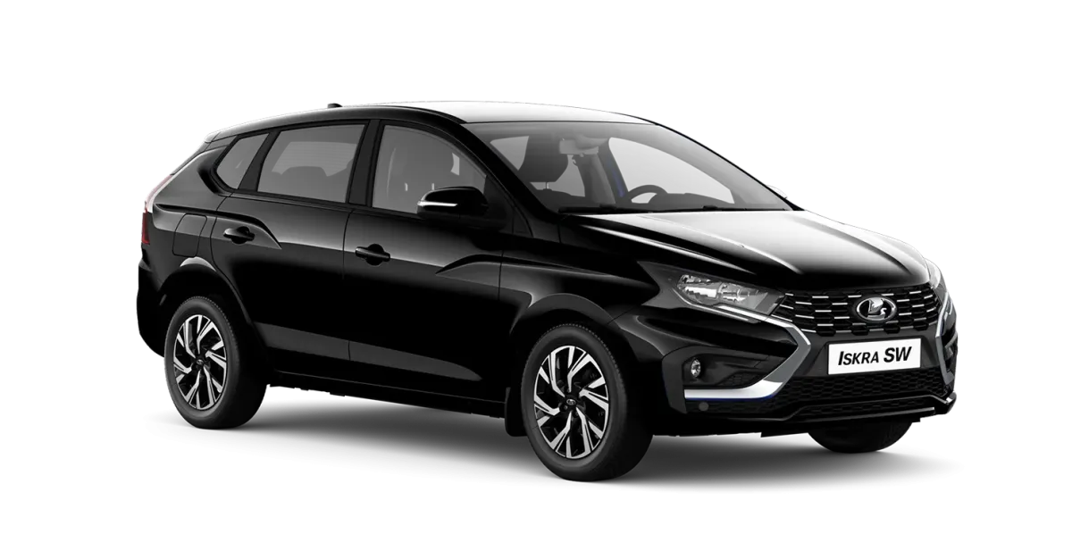 Lada (ВАЗ) Iskra 2026 года в цвете черный "пантера"