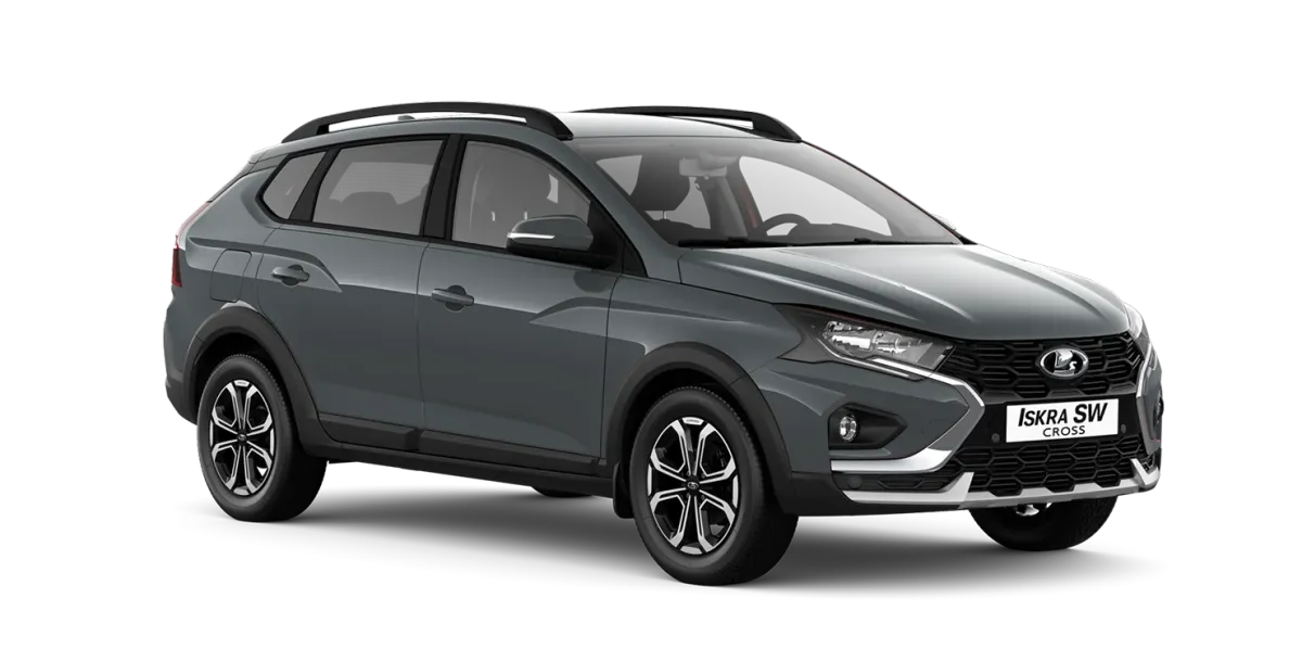 Lada (ВАЗ) Iskra 2026 года в цвете темно-серый "борнео"