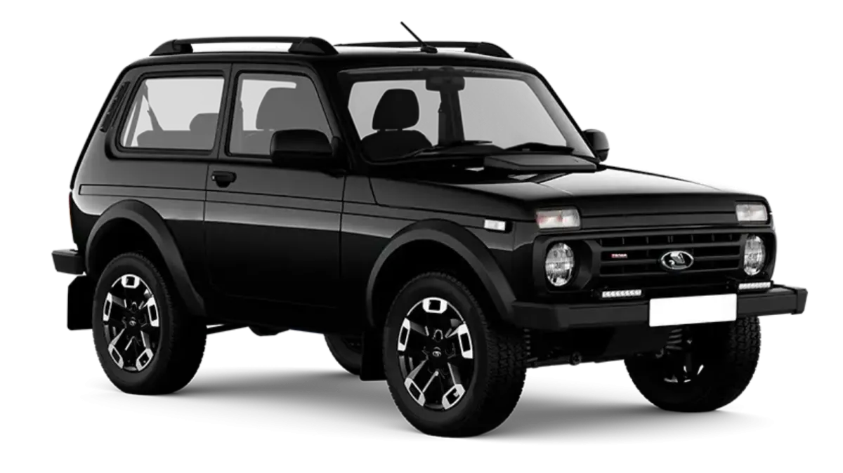 Lada (ВАЗ) Niva Legend 2026 года в цвете черный пантера