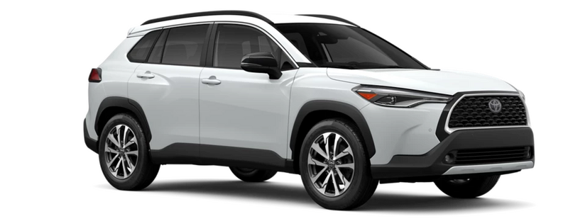 Toyota Corolla Cross белый